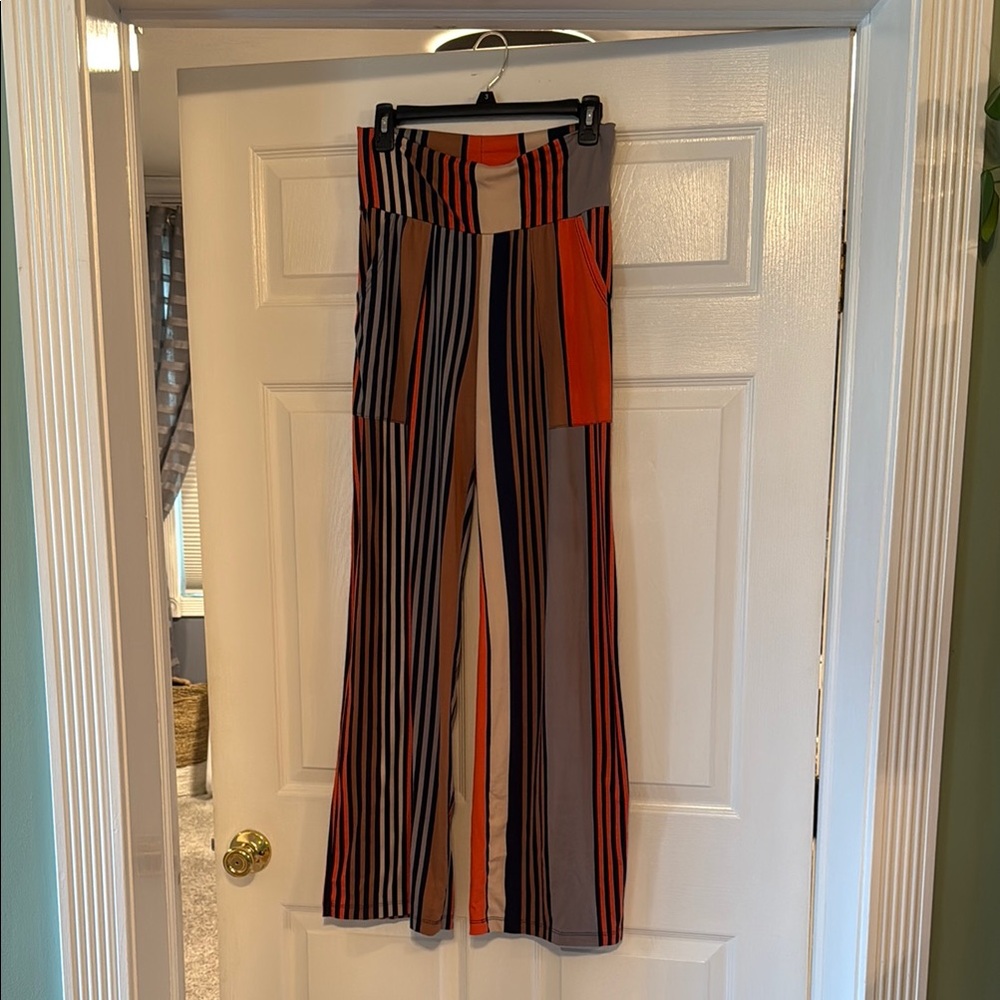 Striped Multicolor Women's Pants